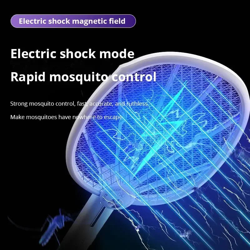 Mosquito Killer Lamp USB Rechargeable Electric Foldable Mosquito Killer Racket Fly Swatter Repellent Lamp Zapper Insects Racket