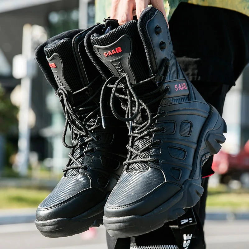 Große Größe 47 Herrenstiefel Combat Herren Stiefelette Taktische Warme Pelz Armeestiefel Herrenschuhe Arbeitssicherheitsschuhe Motorradstiefel