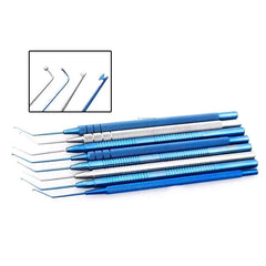 Espátula cortadora de faco oftálmica Manipulador de gancho Sinskey Instrumento oftálmico Quirúrgico de párpados dobles