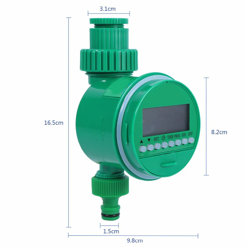 Automatic Electronic LCD Display Home Solenoid Valve Water Timer Garden Plant Watering Timer Irrigation Controller System