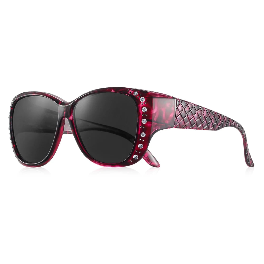 CRIXALIS Fit Over Cover Prescription Glasses Multifunction Sunglasses Women Oversized Driving Goggles Sun Glasses UV Protection