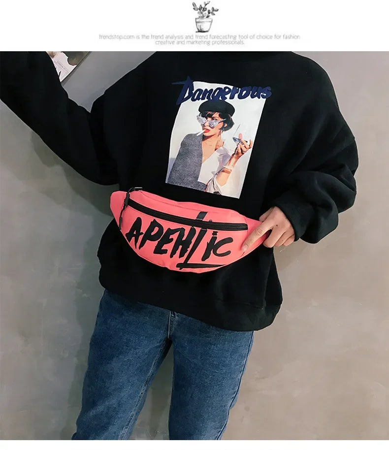 New Hot Unisex Women Man Waist Fanny Pack Belt Travel Bag Purse Chest Pouch Bullet Pack Messenger Crossbody Shoulder Bag