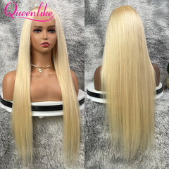 613 Blonde 13x4 Gerade Lace Front Perücke Echthaar Perücken für Frauen 30 36 38 Zoll Honigblond Farbige Echthaar Perücken Brasilianisch