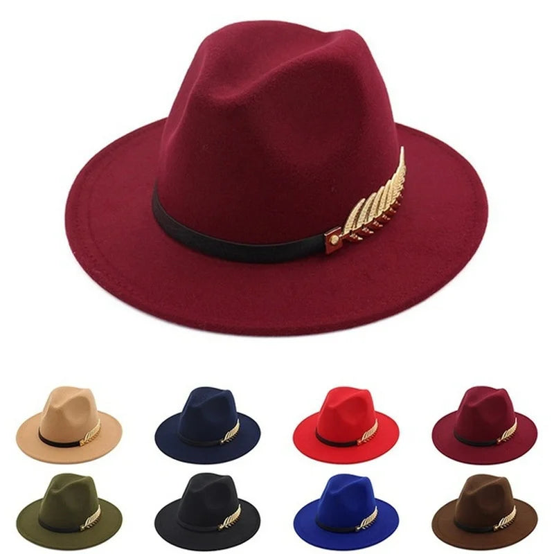 Women Men Fashion Summer Straw Hat Casual Trendy Wide Brim Beach Sun Straw Panama Jazz Hat Cowboy Fedora Hat Gangster Cap