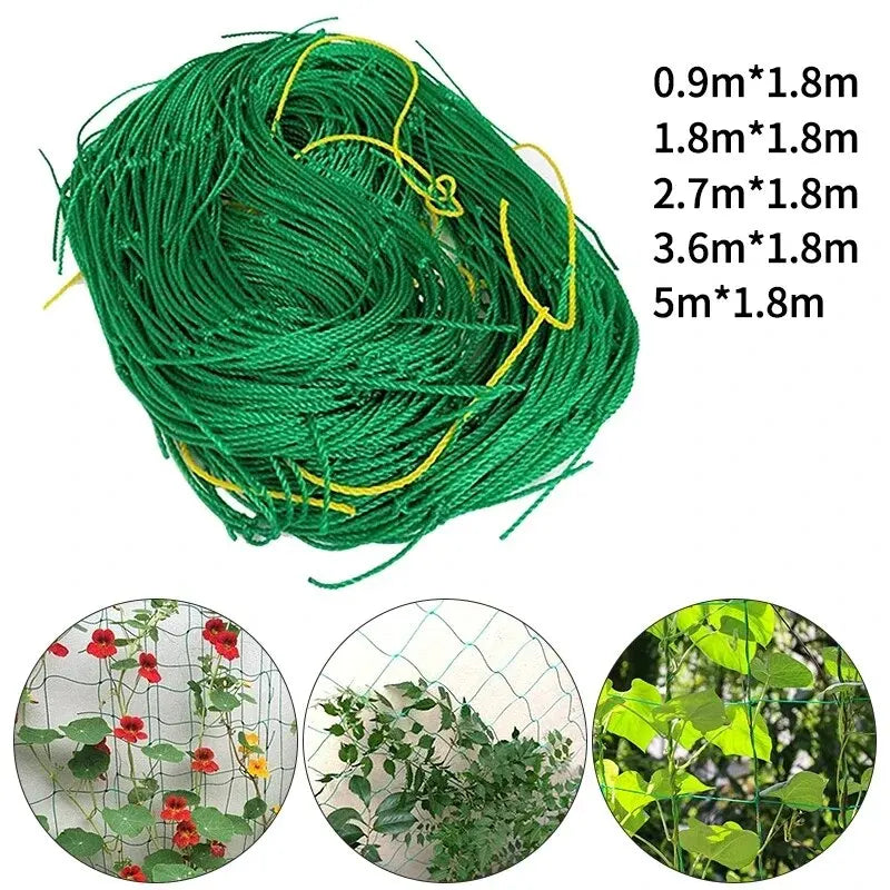 High-quality Garden Climbing Netting Strong Nylon Plant Trellis for Climbing Plants Loofah Morning Glory Flowers Cucumber Vine