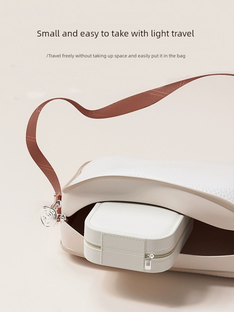 Carrying Foldable Storage Box Integrated Dormitory Makeup Mirror