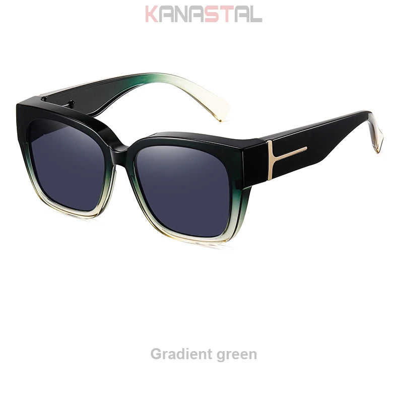 Women Polarized Sunglasses Men Myopia Set Sun Glasses UV400 Ultralight TR90 Eyeglasses Frame Beach Fishing Anti Glare Eyewear