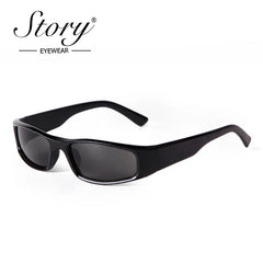 STORY Fashion Y2K Narrow Rectangle Sports Sunglasses for Women Men 2024 Brand Designer Sun Glasses Cycling Shades Male S77361H