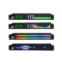 Musikspektrumanalysator Digitaler Equalizer LED Vollfarbiger 31-Segment-EQ Tuning-Pegelanzeige Atmosphärenlicht Sprachsteuerung