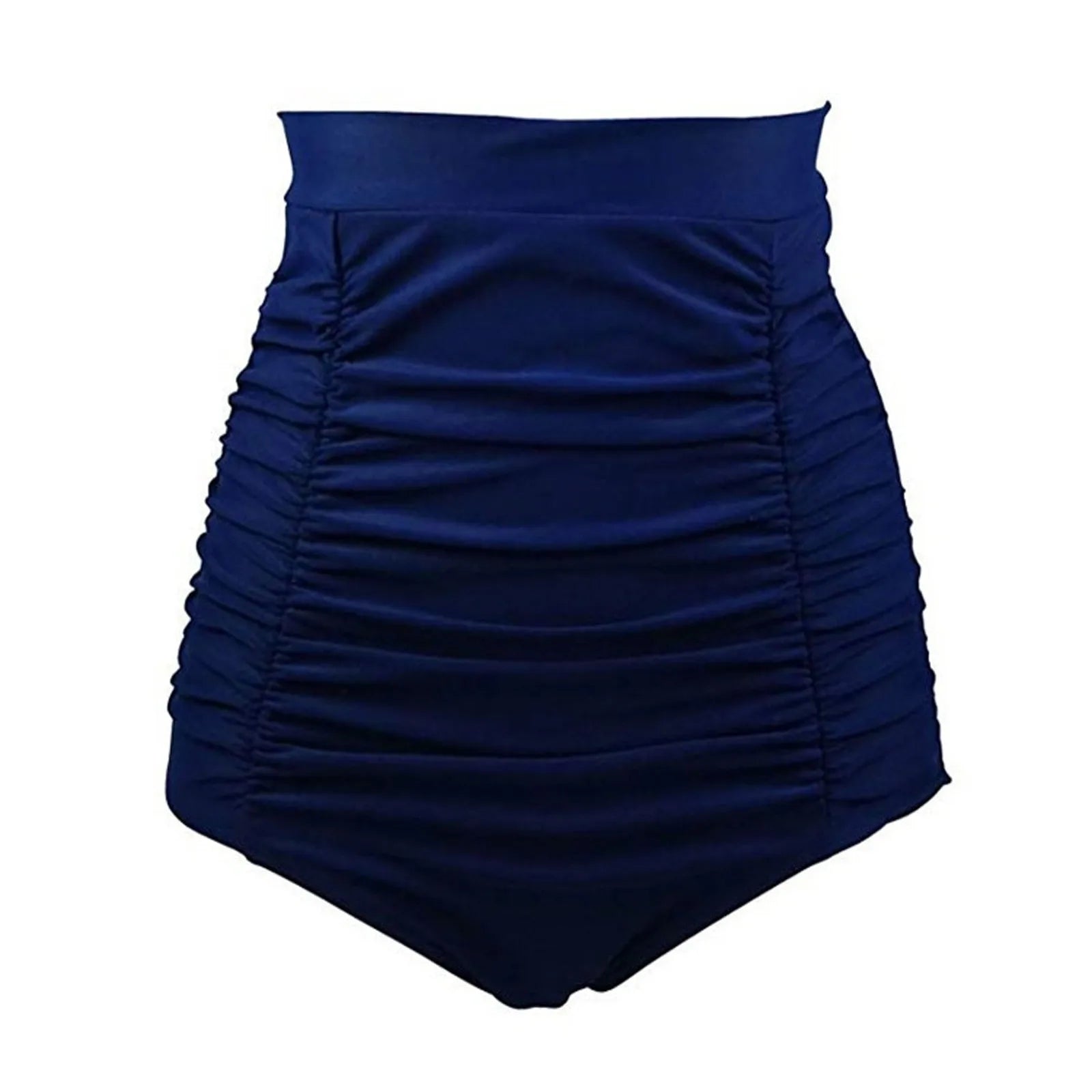 Summer Women Sexy Slim Fit Swim Bottom Shorts Ladies Fashion Solid Color Pleated Ruched Brazilian Bathing Shorts for Female