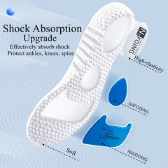 Arch Support Foot Insoles Foam Sports Insole Air Cushion Shock-absorbing  Running Basketball Insoles Super Soft Bottom Shoe Pads