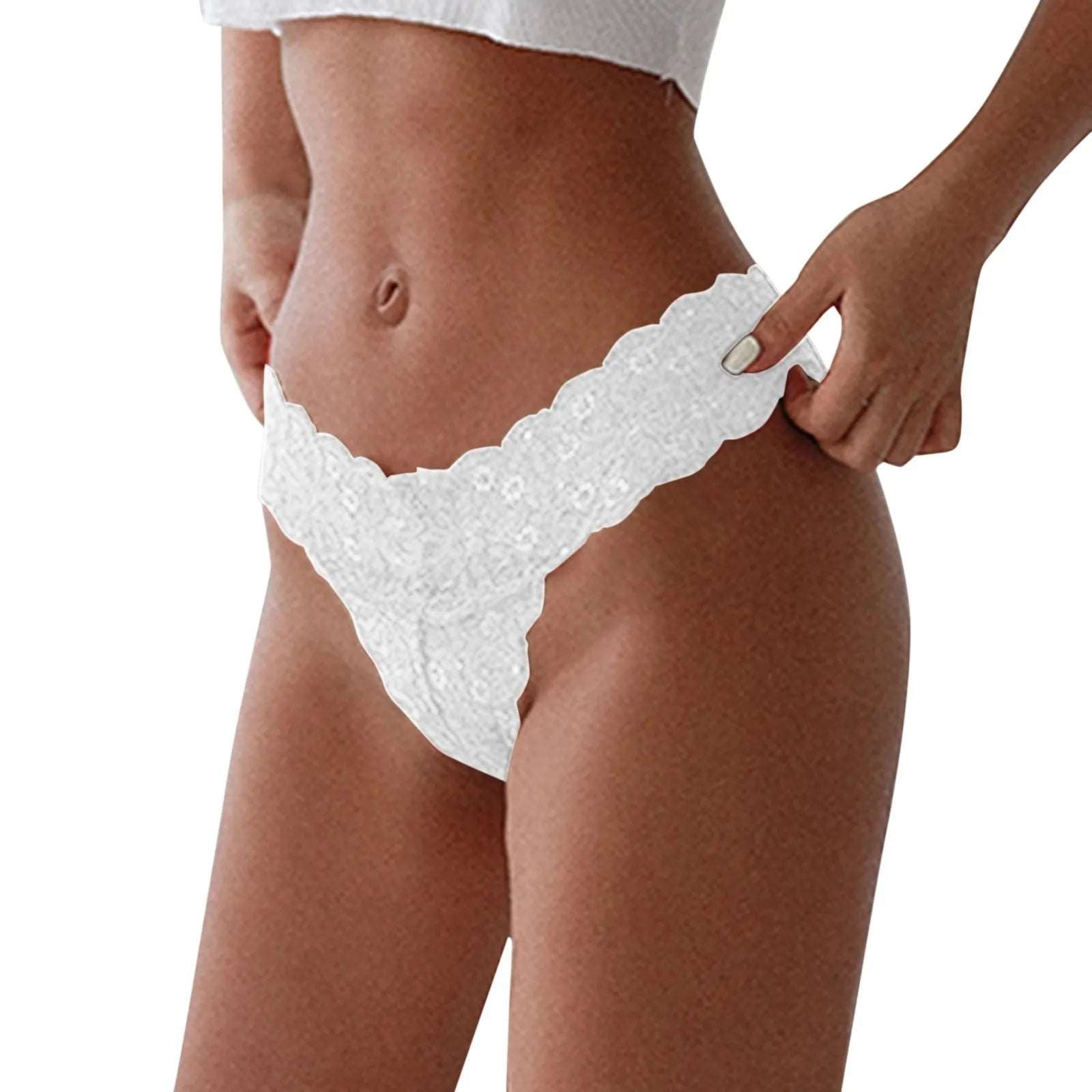 Lingerie For Ladies Sexy Lace Panties Stretch Soft Ladies Hipster Briefs  Girl Traceless Thin Shorts Valentines Day Tangas Mujer