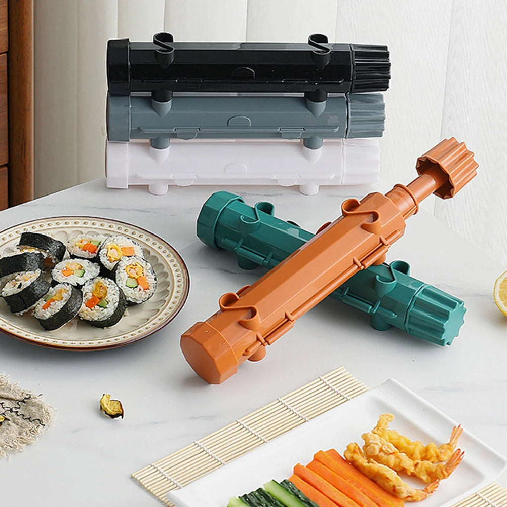 Quick Sushi Maker Bazooka Roller Rice Mold Vegetable Meat Rolling Tool DIY Sushi Making Machine Food Grade Kitchen Sushi Gadgets