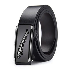 JIFANPAUL New product Belt men's leather toothless automatic buckle cowhide belt men's business casual Belt free shipping