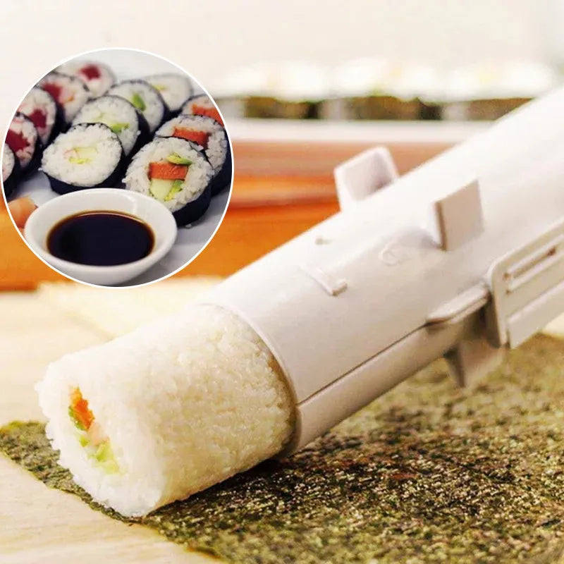 Quick Sushi Maker DIY Roller Rice Mold Meat Vegetable Rolling Mold Sushi Device Making Machine Bento Kitchen Gadgets