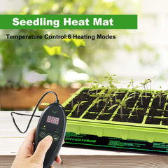 Seedling Heating Mats Waterproof Heat Pad with Temperature Controller Carpet for Plant Hydroponic Seed Germination Propagation