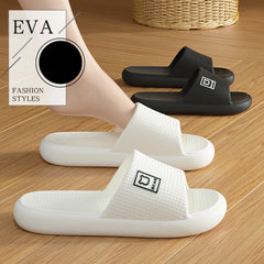 Summer Fashion Concise Couple Home Shoes Cosy Non-slip Slides Lithe Soft Sandals For Women Men's Slippers In House Flip Flops