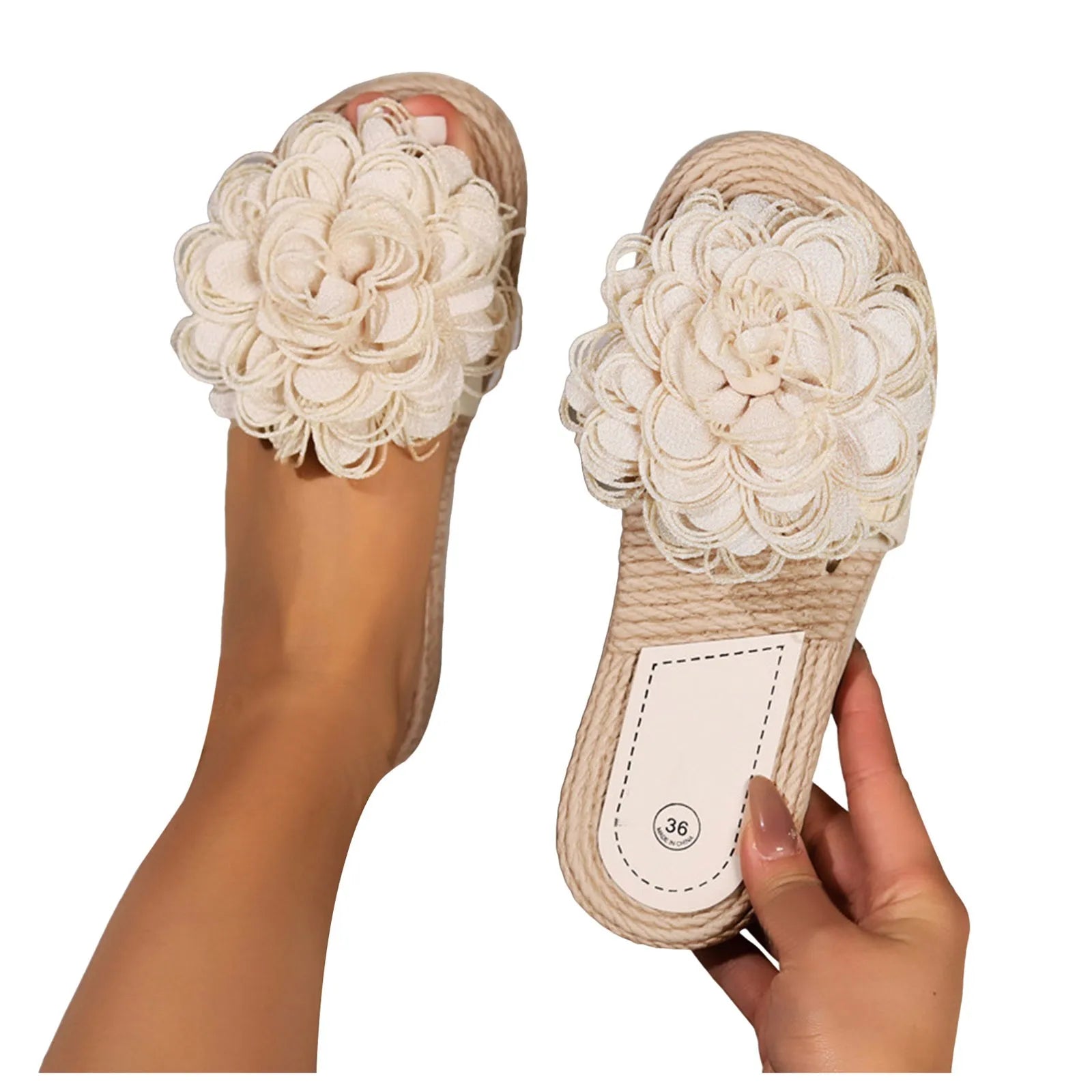 High Heel Sandals for Women Size 9 Women Shoes Comfortable Flat Slippers Fashionable Flower Sandals for Women Dressy Summer Heel