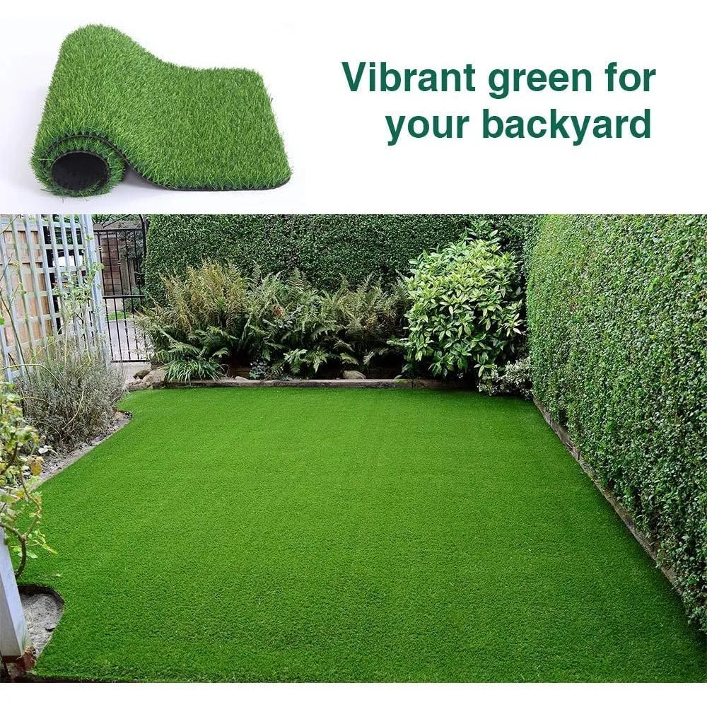 Artificial Grass Turf Lawn-14 X 30 Feet, 0.7" Indoor Outdoor Garden Lawn, Artificial Grass Turf Lawn Customizable Sizes