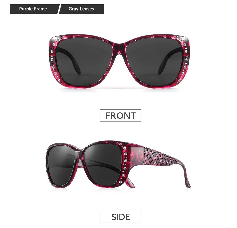 CRIXALIS Fit Over Cover Prescription Glasses Multifunction Sunglasses Women Oversized Driving Goggles Sun Glasses UV Protection