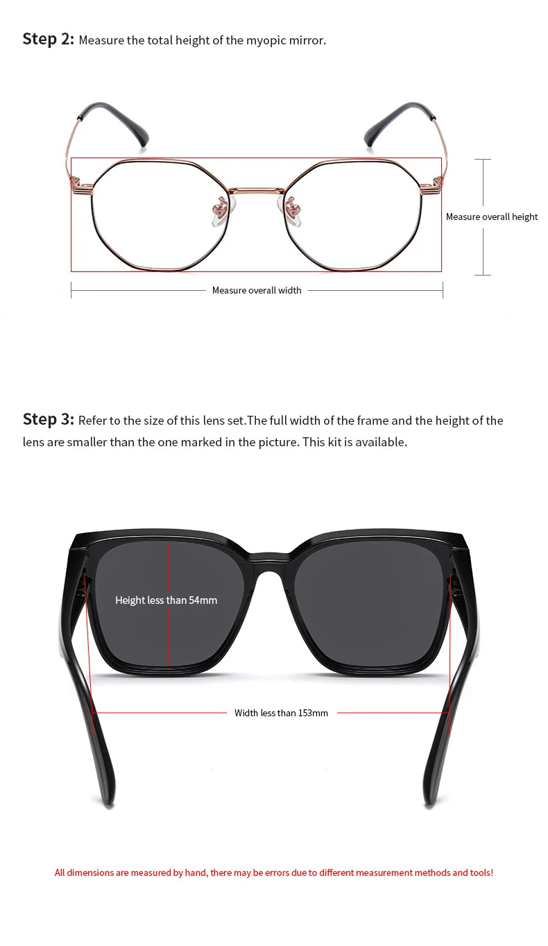 Women Polarized Sunglasses Men Myopia Set Sun Glasses UV400 Ultralight TR90 Eyeglasses Frame Beach Fishing Anti Glare Eyewear