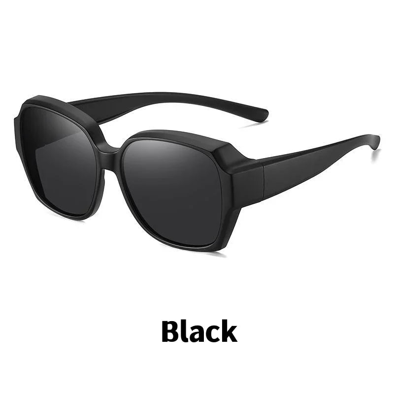 Travel Night Vision Driving UV400 Goggles Men Women Polarized Sunglasses Wear Over Myopia Prescription Glasses Vintage Outdoor