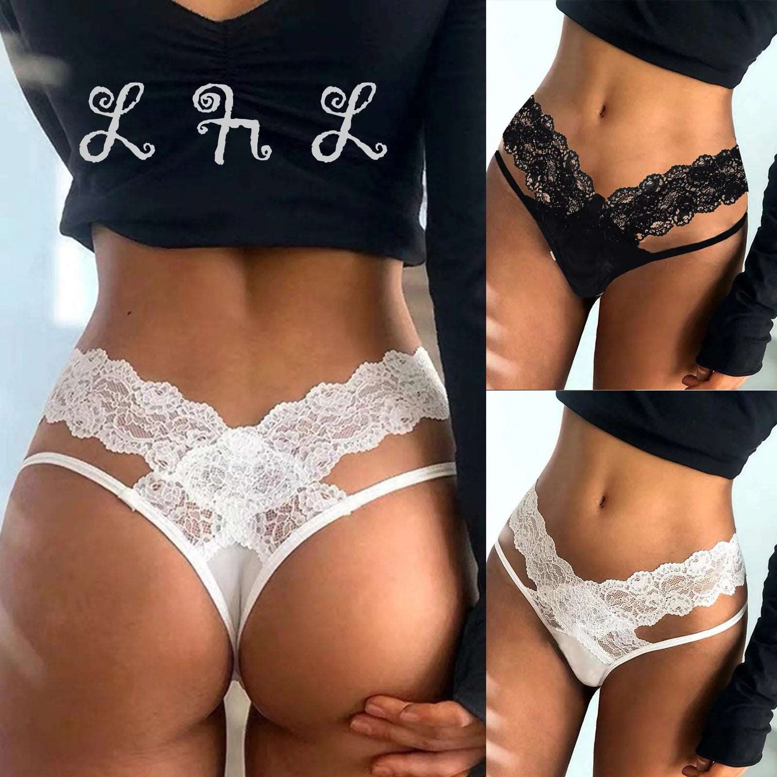 Hot Sexy Embroidery Briefs Soft Comfortable Elegant Lingerie For Ladies Sexy Comfortable Women's Underwear Crotchless Panties