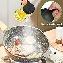1-2PCS 2in1 Olive Oil Dispenser Bottle 500ml Plastic Oil Sprayer Cooking Oil Spray Tank BBQ Baking Picnic Kitchen Tools for Home