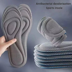 Nano Antibacterial Massage Sport Insole Feet Orthopedic Shoe Sole Memory Foam Insoles for Shoes Men Women Running Accessories