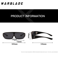 WarBLade - Gafas de sol fotocromáticas polarizadas para hombre y mujer, con protección lateral, abatibles hacia arriba, para conducir, con visión nocturna, UV400