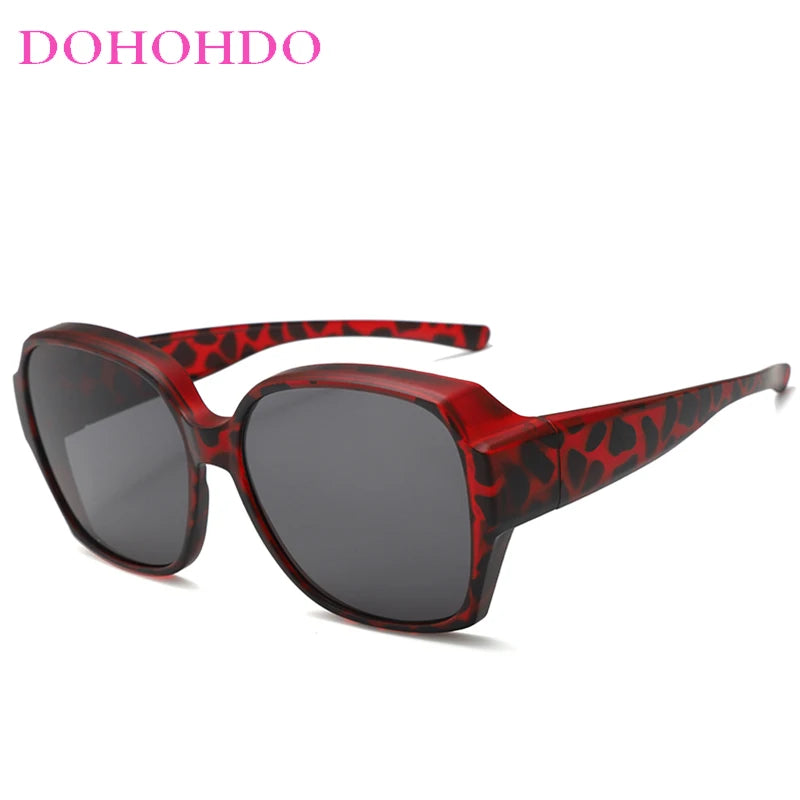 2025 TR90 Polarized Sunglasses Clip Men Women Myopia Set Sun Glasses UV400 Ultralight Outdoor Driving Fishing One Mirror Shade