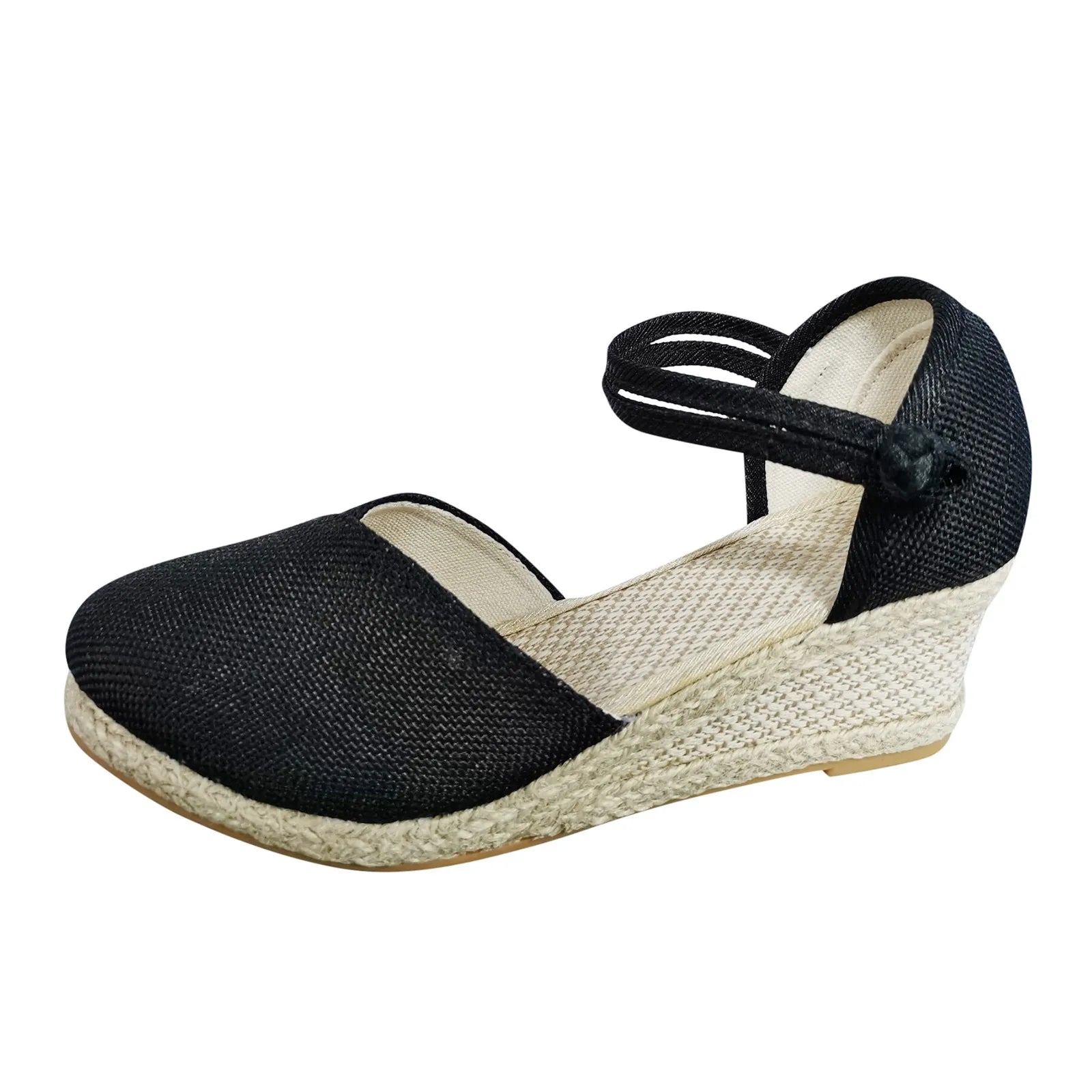 Espadrilles Wedges Woman Sandals Summer 2024 New In Ladies Comfort Casual Shoes Party Sandals Footwear Zapatillas Mujer Verano