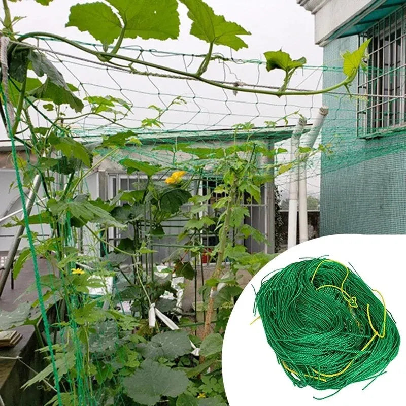 High-quality Garden Climbing Netting Strong Nylon Plant Trellis for Climbing Plants Loofah Morning Glory Flowers Cucumber Vine