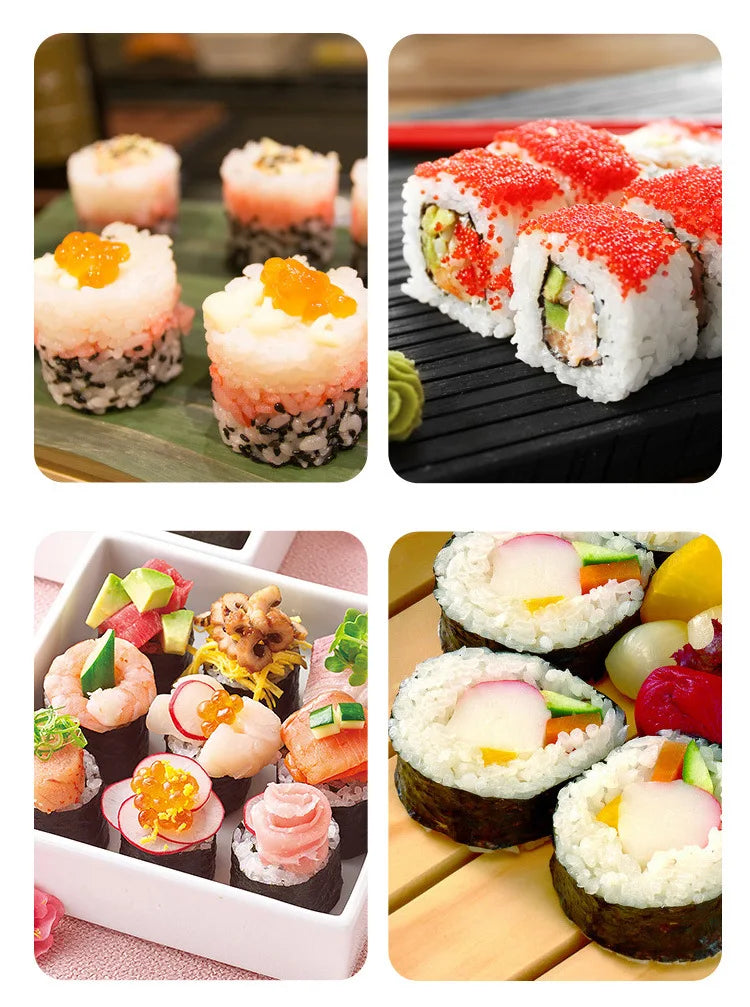 Quick Sushi Maker DIY Roller Rice Mold Meat Vegetable Rolling Mold Sushi Device Making Machine Bento Kitchen Gadgets