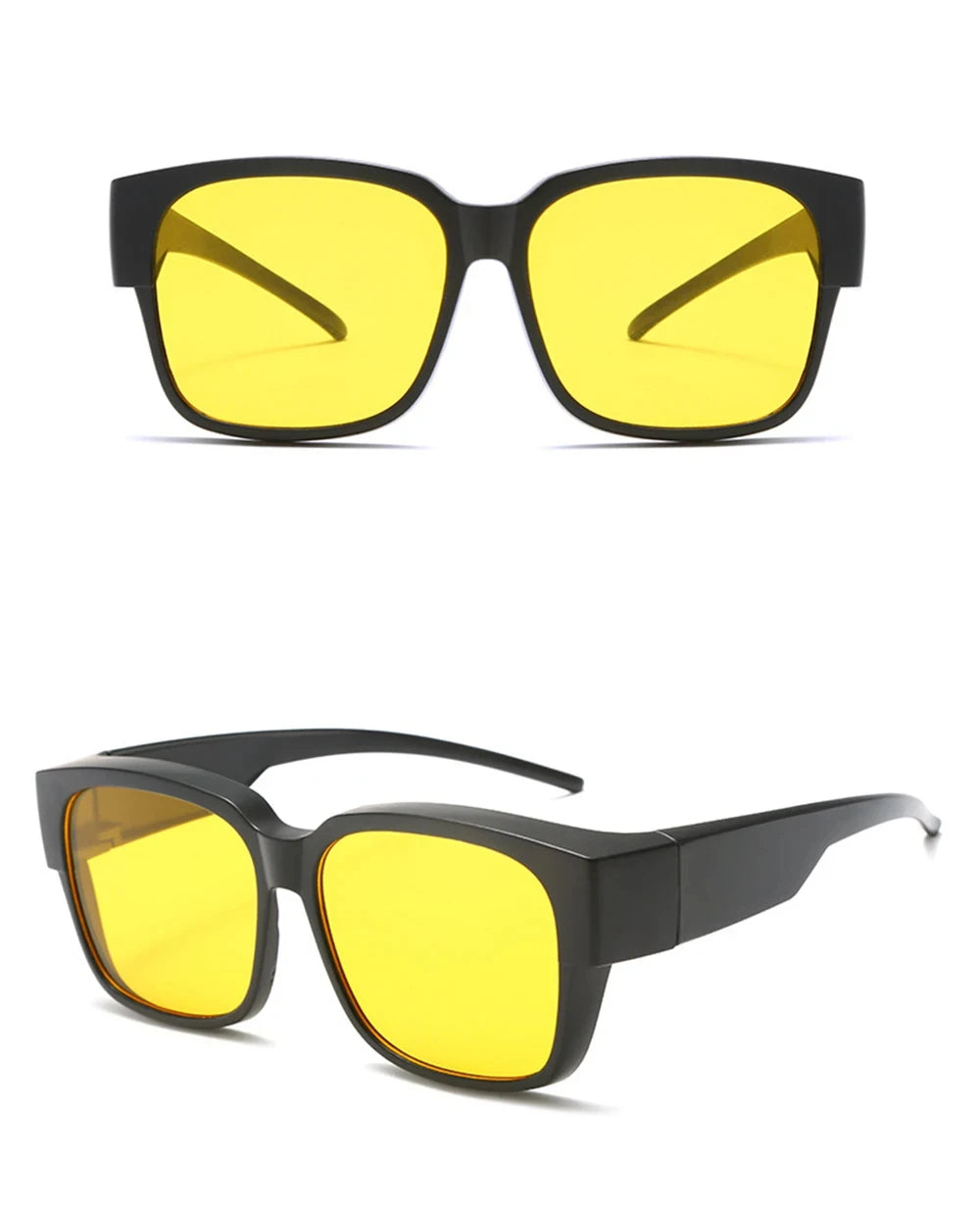 New Fashion Polarized Sunglasses Cover Over Myopia Prescription Glasses Portable Men Women Vintage Fishing Driving Eyewear