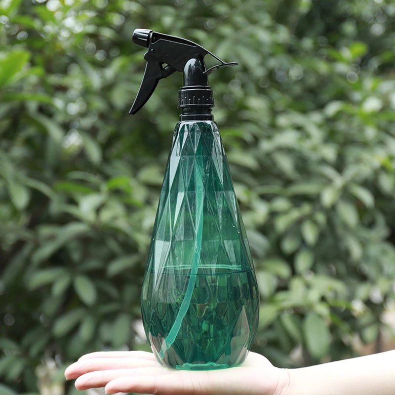 600/500ml Spray Bottle Mist Sprayer Pot Transparent Watering Can Household Cleaning Essentials Gardening Waterer Gadgets