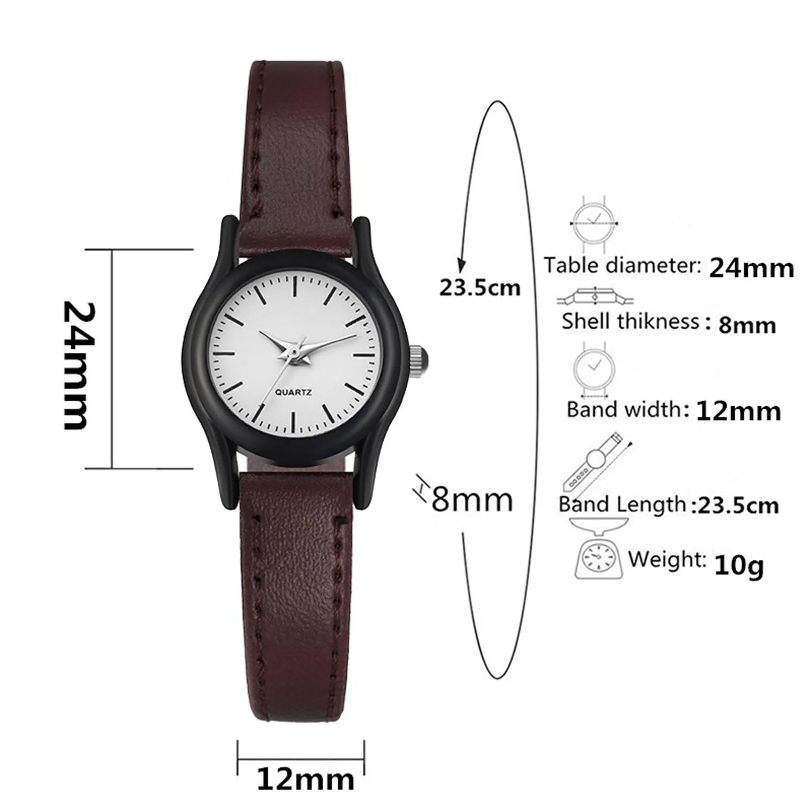 Watch Women Casual Ladies Watches Unisex Lovers Fashion Business Design Hand Watch Leather Watch Female Clocks Reloj Mujer