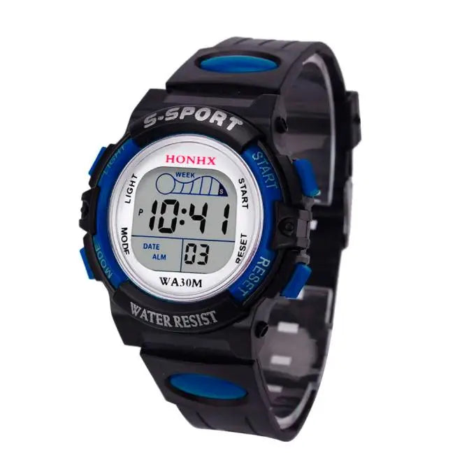 Children Watch Sport Kids Watches Silicone Strap  Led Digital Watch For Kid Children Student Girl Boy Wristwatch Clock