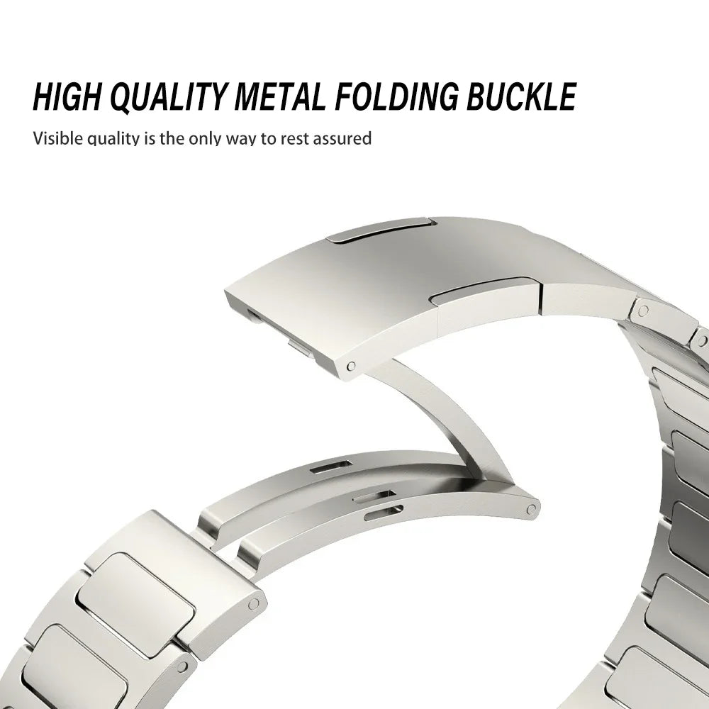 Luxury Titanium Band for Samsung Watch 7 Ultra 47mm Watchband Link Bracelet for samsung galaxy ultra 7 47MM No Gaps Metal Strap