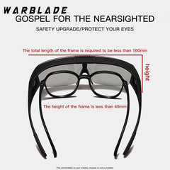 WarBLade - Gafas de sol fotocromáticas polarizadas para hombre y mujer, con protección lateral, abatibles hacia arriba, para conducir, con visión nocturna, UV400