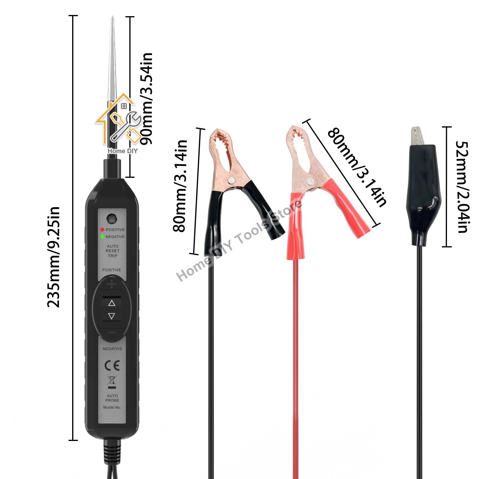 DC 6-24V Car Vehicle Circuit Tester Power Probe Automotive Diagnostic Tool Electrical Current Voltage Track Locate Power Scanner