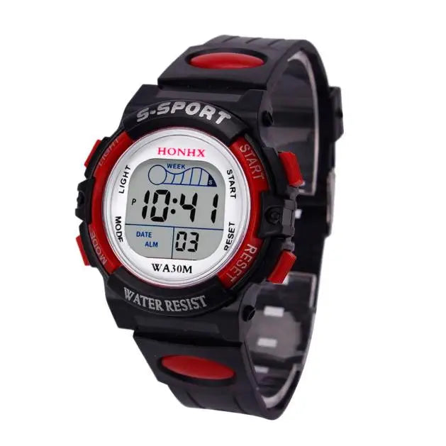 Children Watch Sport Kids Watches Silicone Strap  Led Digital Watch For Kid Children Student Girl Boy Wristwatch Clock