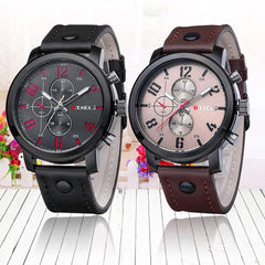 Led Watch Men'S Sports Quartz Watches Luxury Leather Wristwatches Fashion Digital Male Watches Stylish Business Mechanical Watch