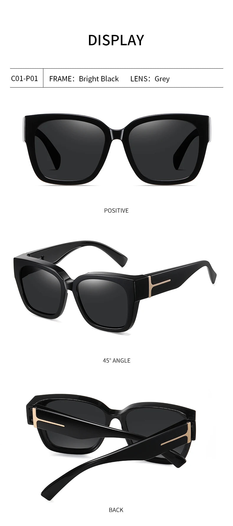 Women Polarized Sunglasses Men Myopia Set Sun Glasses UV400 Ultralight TR90 Eyeglasses Frame Beach Fishing Anti Glare Eyewear