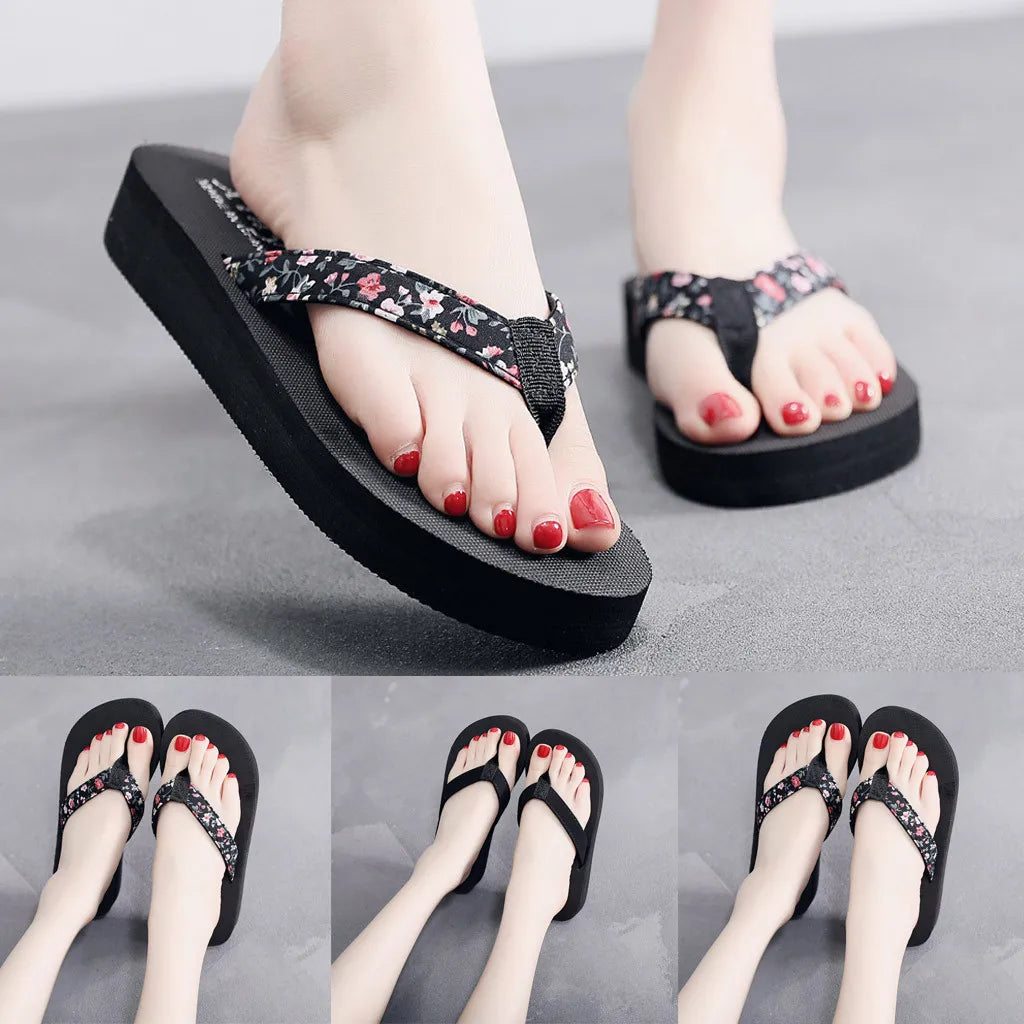 Fashion Slippers for Women Shoes Retro Womans Flip Flops Casual Slippers Flat Sandals Beach Open Toe Shoes zapatos de mujer