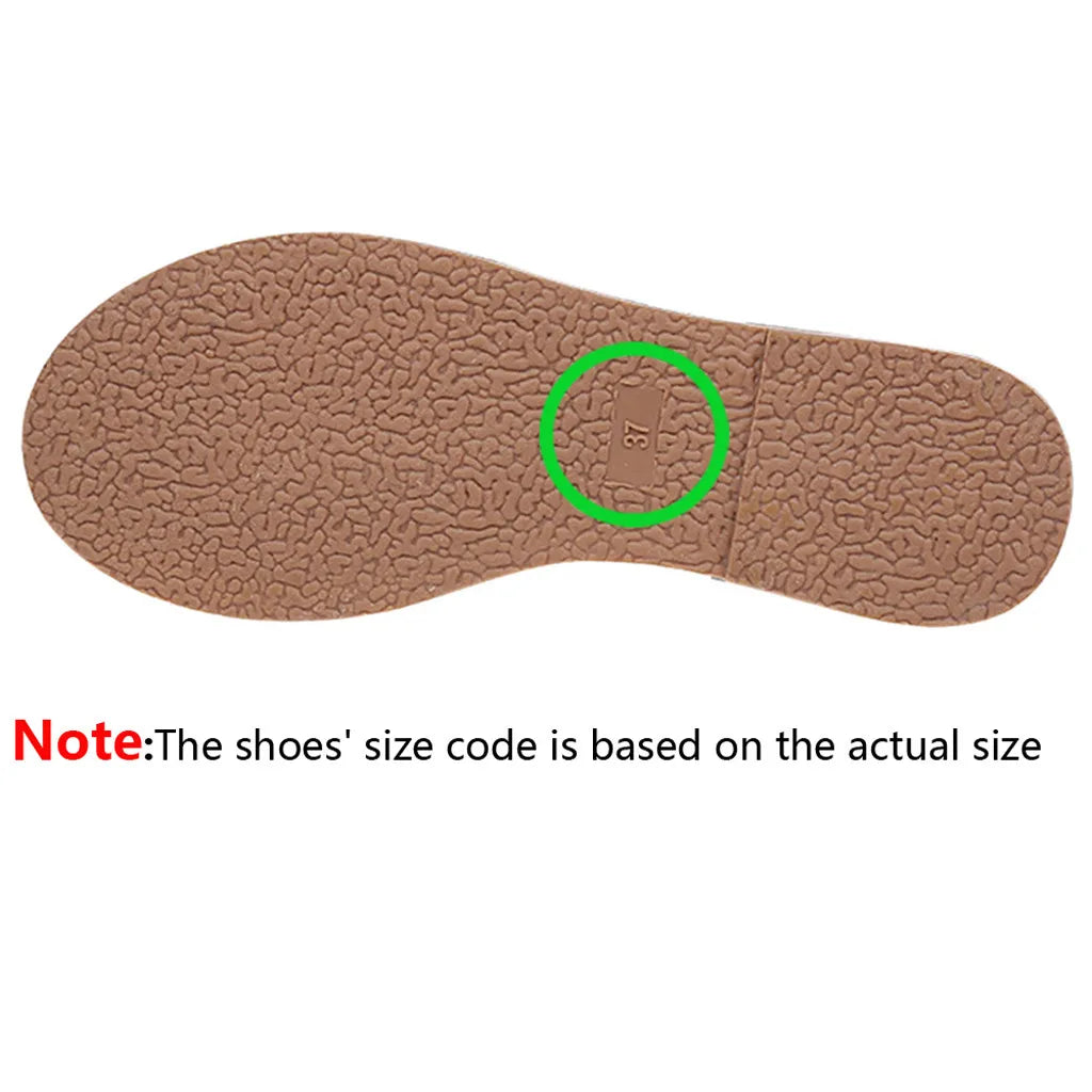 Fashion Slippers for Women Shoes Retro Womans Flip Flops Casual Slippers Flat Sandals Beach Open Toe Shoes zapatos de mujer