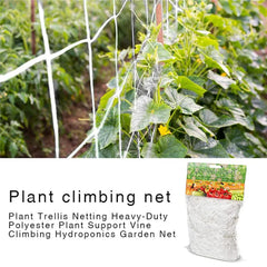 Plant Trellis Netting Heavy-Duty Polyester Plant Support Vine Climbing Hydroponics Garden Net Accessories Multi-Use