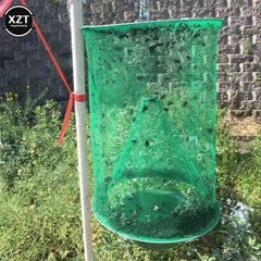 Reusable Hanging Fly Cage Green Fly Catcher Killer Cage Net Practical Pest Catch For Indoor or Outdoor Family Farms Restaurants