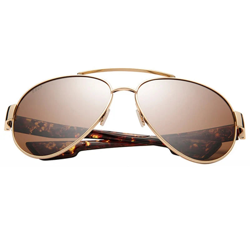 LORETO Gafas de sol para hombre, gafas de sol para conducir, gafas de sol polarizadas con espejo para hombre, gafas de piloto deportivas de diseñador de marca retro