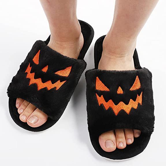 Halloween Schuhe Winter süße warme Hausschuhe Frauen